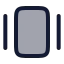 Galleryhorizontal icon with duotone rounded style