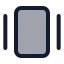 Galleryhorizontal icon with duotone standard style