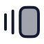 Galleryhorizontalend icon with duotone rounded style