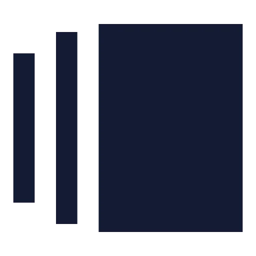 Gallery Horizontal Icon in Solid Sharp style