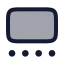 Gallerythumbnails icon with duotone rounded style
