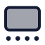 Gallerythumbnails icon with duotone standard style