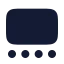 Gallerythumbnails icon with solid rounded style