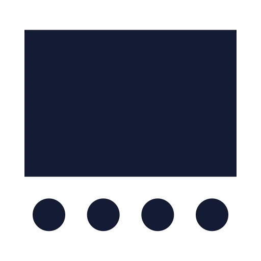 Gallery Thumbnails Icon in Solid Sharp style