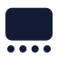 Gallerythumbnails icon with solid standard style