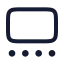 Gallerythumbnails icon with stroke rounded style