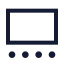 Gallerythumbnails icon with stroke sharp style