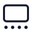 Gallerythumbnails icon with stroke standard style