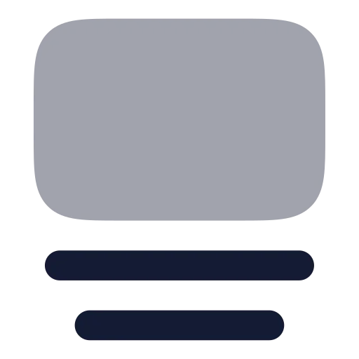 Gallery Vertical Icon in Bulk Rounded style