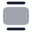 Galleryvertical icon with bulk rounded style