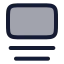 Galleryvertical icon with duotone rounded style