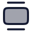 Galleryvertical icon with duotone rounded style