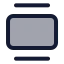 Galleryvertical icon with duotone standard style