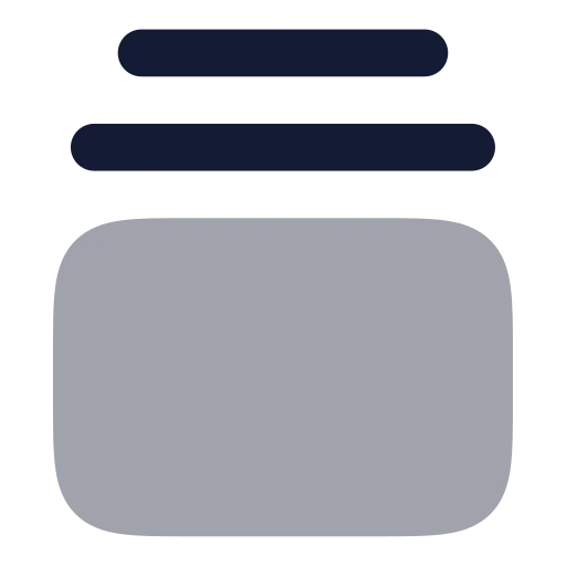 Gallery Vertical End Icon in Bulk Rounded style