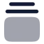Galleryverticalend icon with bulk rounded style