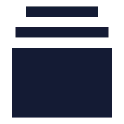 Gallery Vertical End Icon in Solid Sharp style