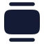 Galleryvertical icon with solid rounded style