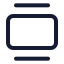 Galleryvertical icon with stroke standard style