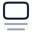 Galleryvertical icon with twotone rounded style