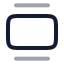 Galleryvertical icon with twotone rounded style