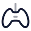 Gamecontroller icon with twotone rounded style