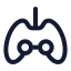 Gamecontroller icon with stroke rounded style