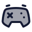 Gamecontroller icon with duotone standard style