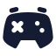Gamecontroller icon with solid standard style