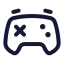 Gamecontroller icon with stroke rounded style
