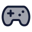 Gamepad icon with duotone standard style