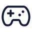 Gamepad icon with stroke standard style