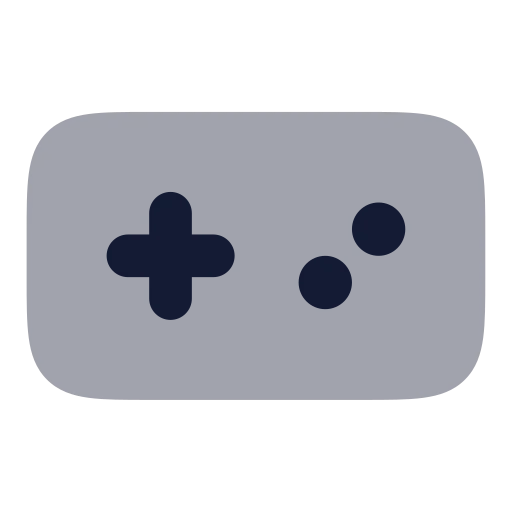 Gamepad Icon in Bulk Rounded style