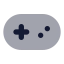 Gamepad icon with bulk rounded style