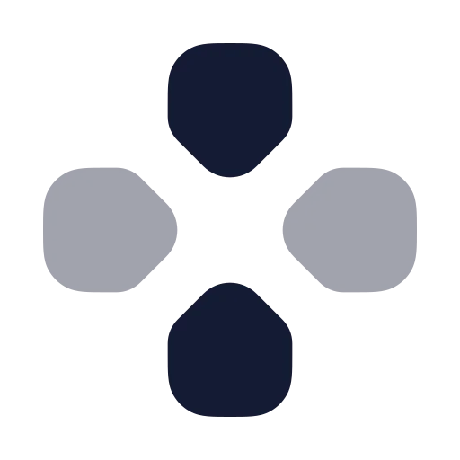 Gamepad Directional Icon in Bulk Rounded style
