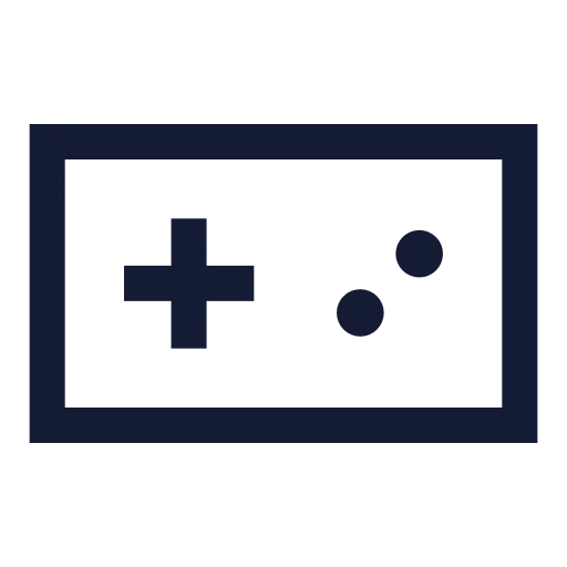 Gamepad Icon in Stroke Sharp style