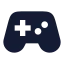 Gamepad 2 icon with solid sharp style