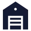 Garage icon with solid sharp style
