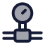 Gaspipe icon with duotone standard style