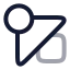Geometricshapes icon with twotone rounded style