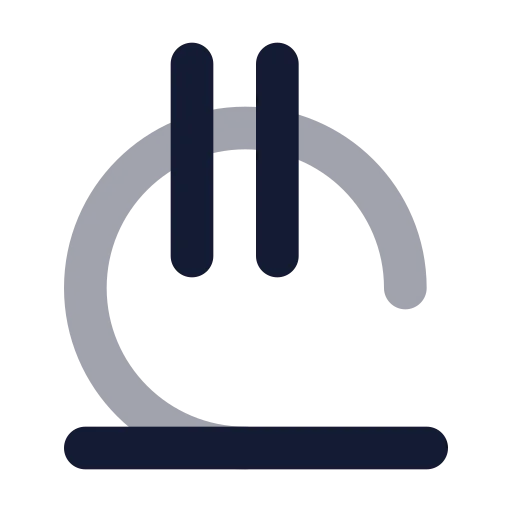 Georgian Lari Icon in Bulk Rounded style