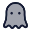 Ghost icon with duotone standard style