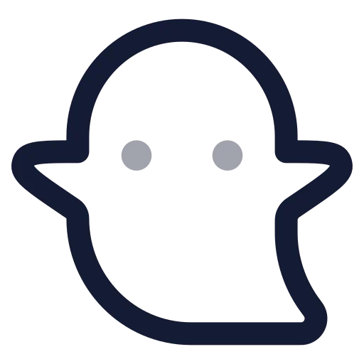 Ghost Icon in Twotone Rounded style