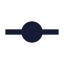 Gitcommithorizontal icon with solid sharp style
