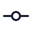 Gitcommithorizontal icon with stroke rounded style