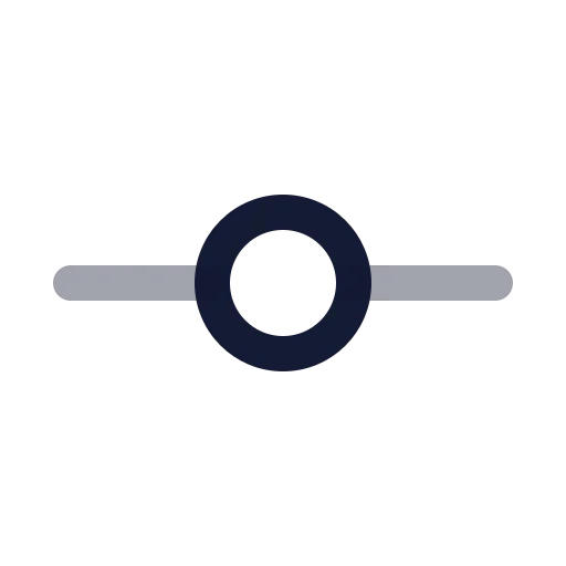 Git Commit Horizontal Icon in Twotone Rounded style