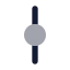 Gitcommitvertical icon with bulk rounded style