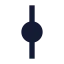 Gitcommitvertical icon with solid sharp style
