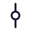 Gitcommitvertical icon with stroke standard style