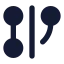 Gitgraph icon with solid standard style