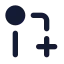 Gitpullrequestcreate icon with solid standard style